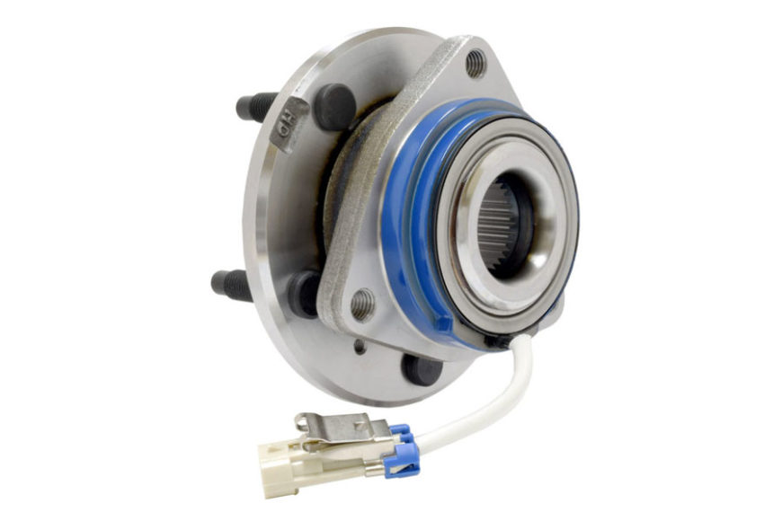 Duralast wheel hub assembly over a white background