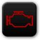 Icon for Check Engine or Malfunction Indicator Light (MIL): light