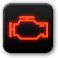 Icon for Check Engine or Malfunction Indicator Light (MIL): light