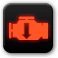 Icon for Reduced Power Warning light